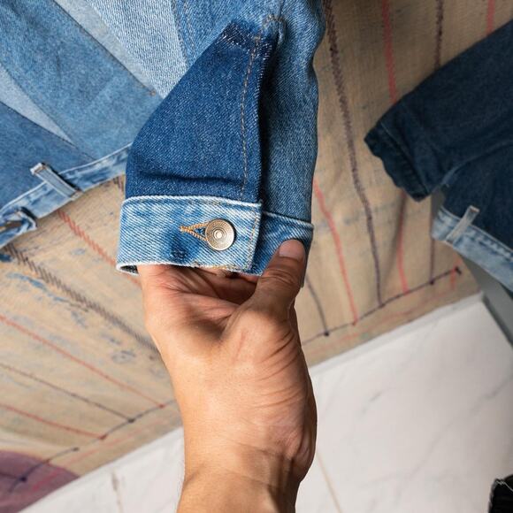 Upcycled levis denim jacket - Picture 6 of 7
